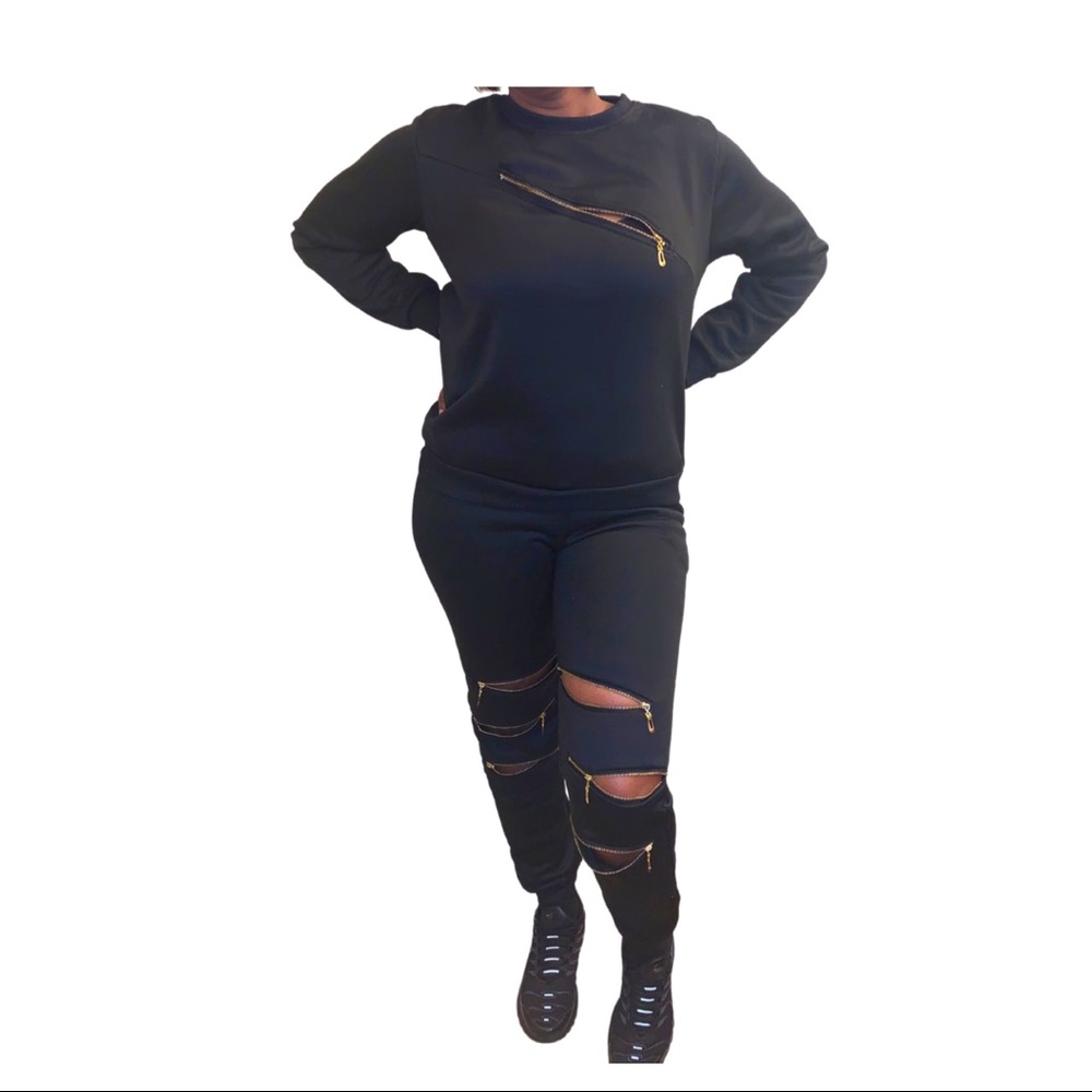 Zipper Jogger Set
